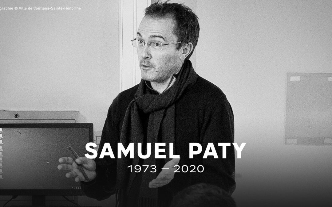 Con un minuto de silencio se rindió homenaje a Samuel Paty