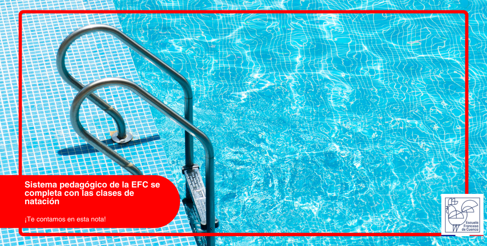 Sistema pedagógico de la EFC se completa con las clases de natación