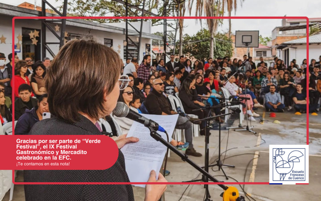 Gran Acogida del «Verde Festival»: Gastronomía y Creatividad Florecen en la Escuela Francesa de Cuenca