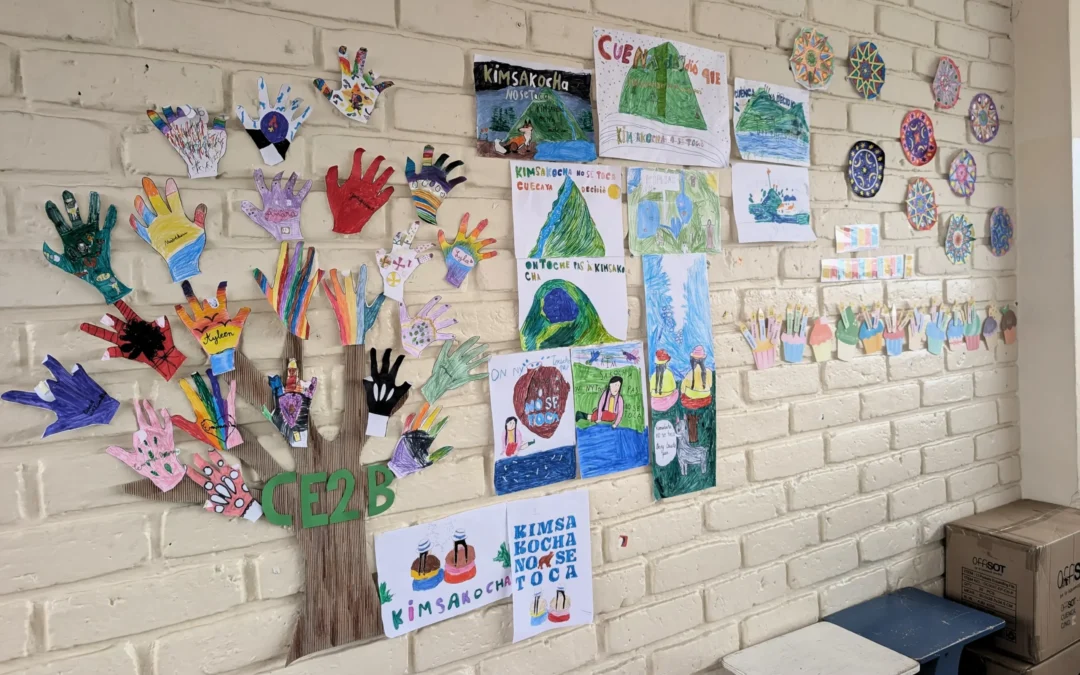 Estudiantes de Ciclo 2 de la Escuela Francesa de Cuenca Crean Arte por Quimsacocha