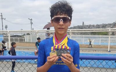 Adrián Astudillo, estudiante de 4ème, destacado en el II Ranking de Patinaje de Velocidad en Guayaquil
