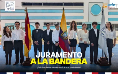 La Escuela Francesa de Cuenca vivió con orgullo el Juramento a la Bandera